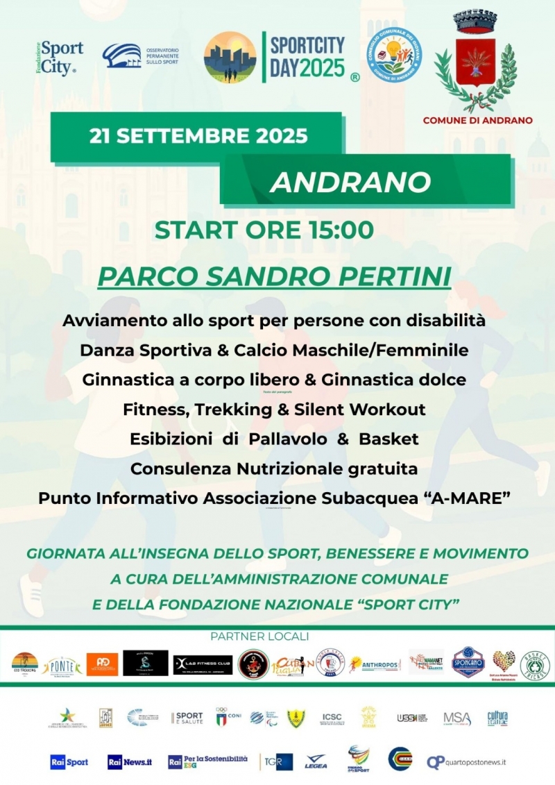 SPORT CITY DAY 2025 - 21 settembre 2025