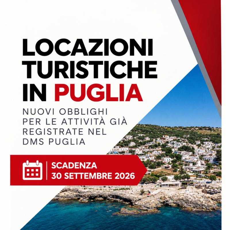 Informazioni relative all�obbligo di presentazione di CIA/SCIA per le locazioni turistiche a carattere imprenditoriale o non imprenditoriale