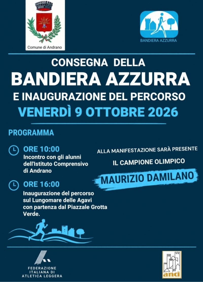 Consegna della bandiera azzurra e inaugurazione del percorso